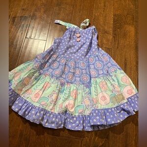 Eleanor Rose girls floral dress multicolors size 4/5